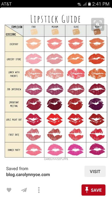 mood lipstick color chart.